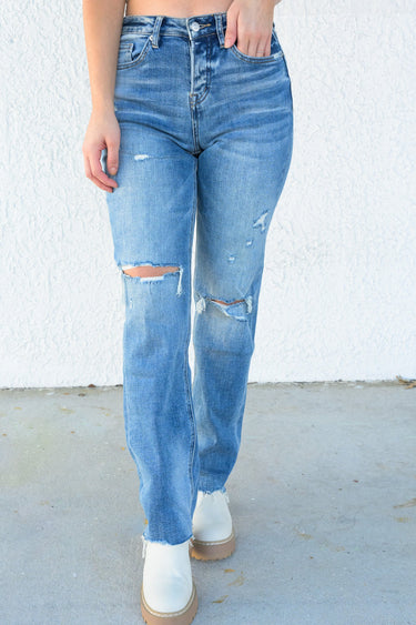 Fly Away By Mica - Straight Leg Jeans