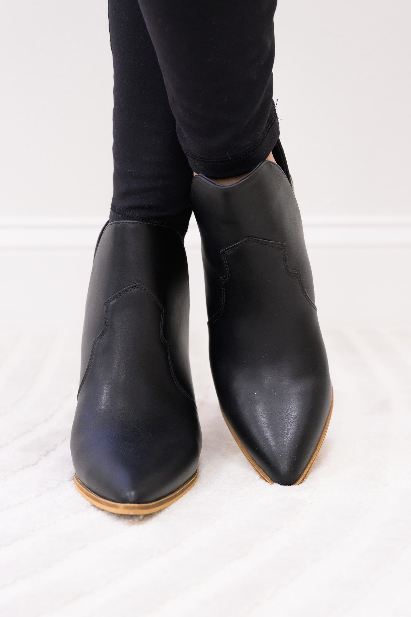Brooklyn Western Ankle Booties - 2 Colors!
