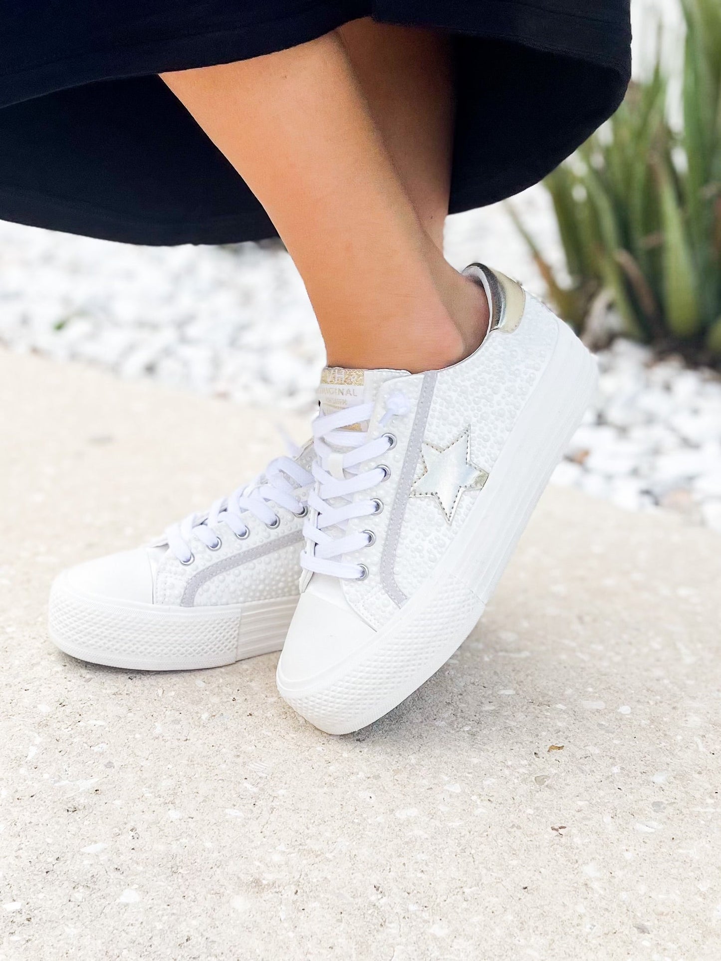 Vintage Havana Amaze Platform Sneakers - Pearl Multi