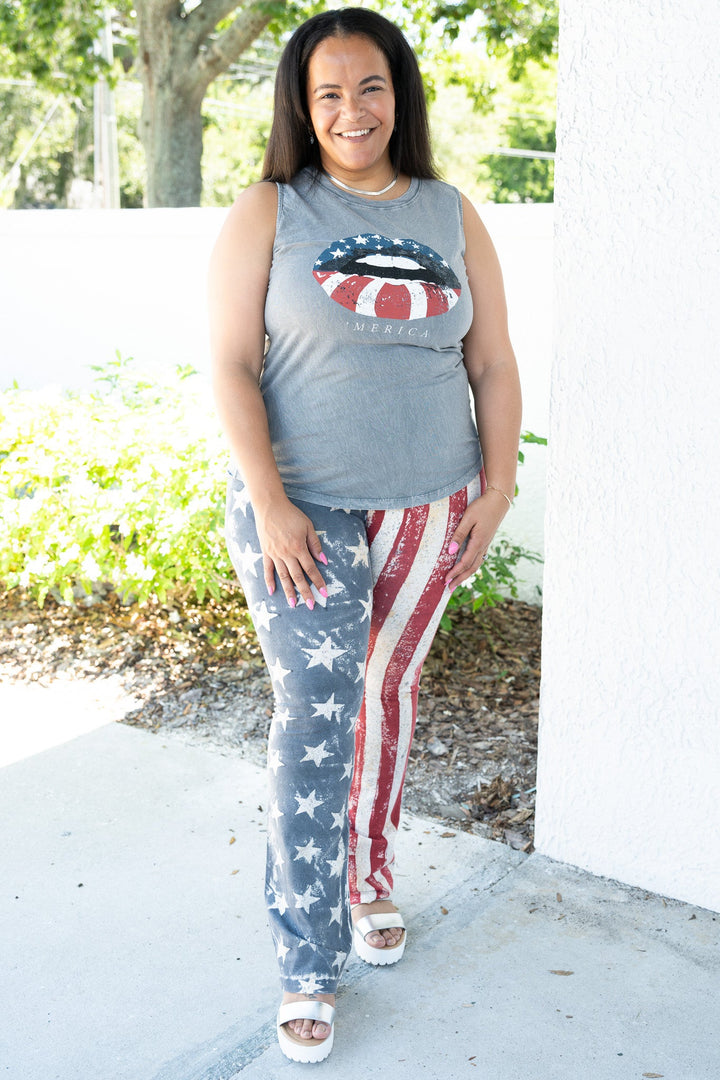 Stars & Stripes Yoga Pants