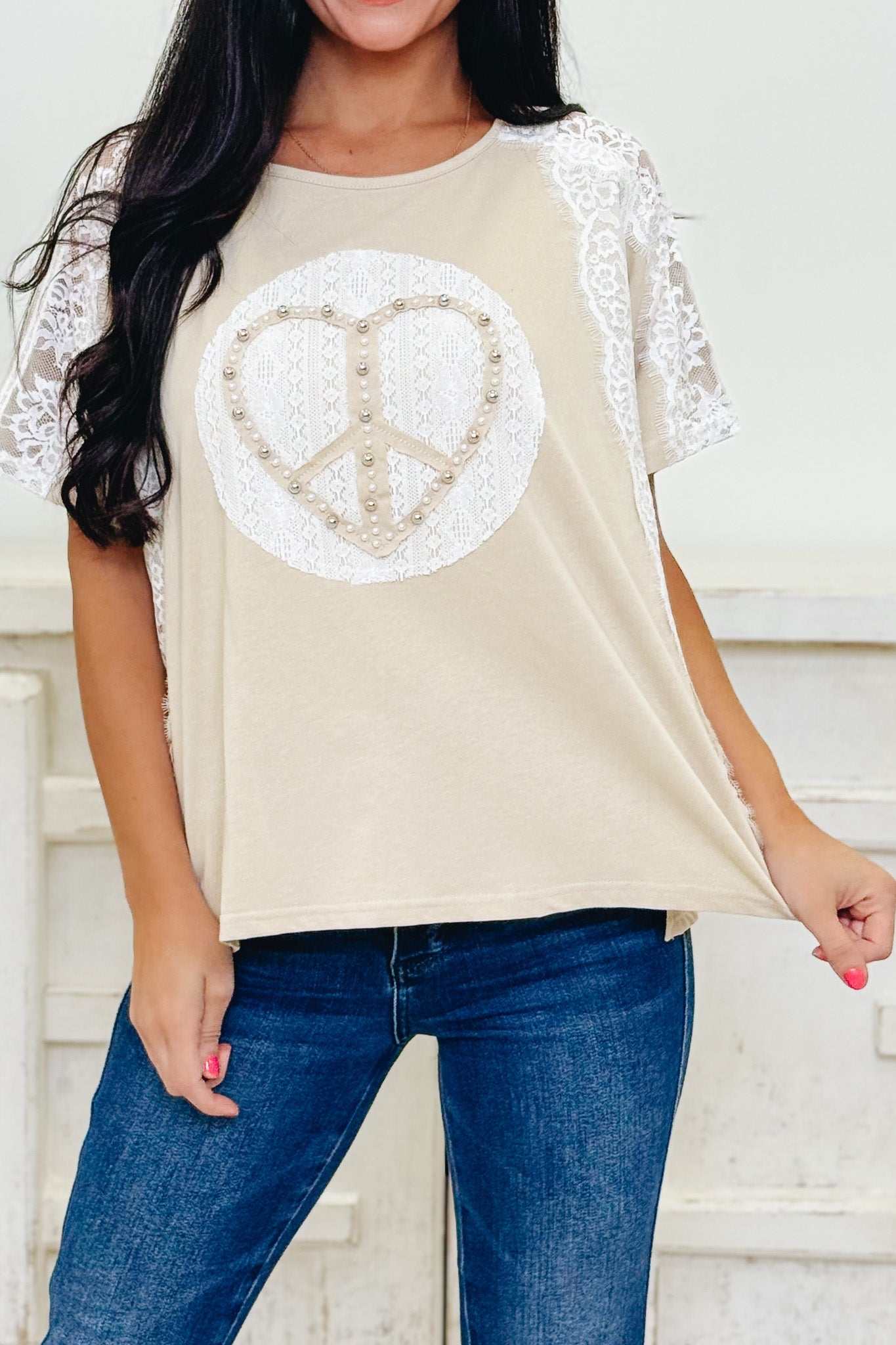 A Heart For Peace Top - 2 Colors!