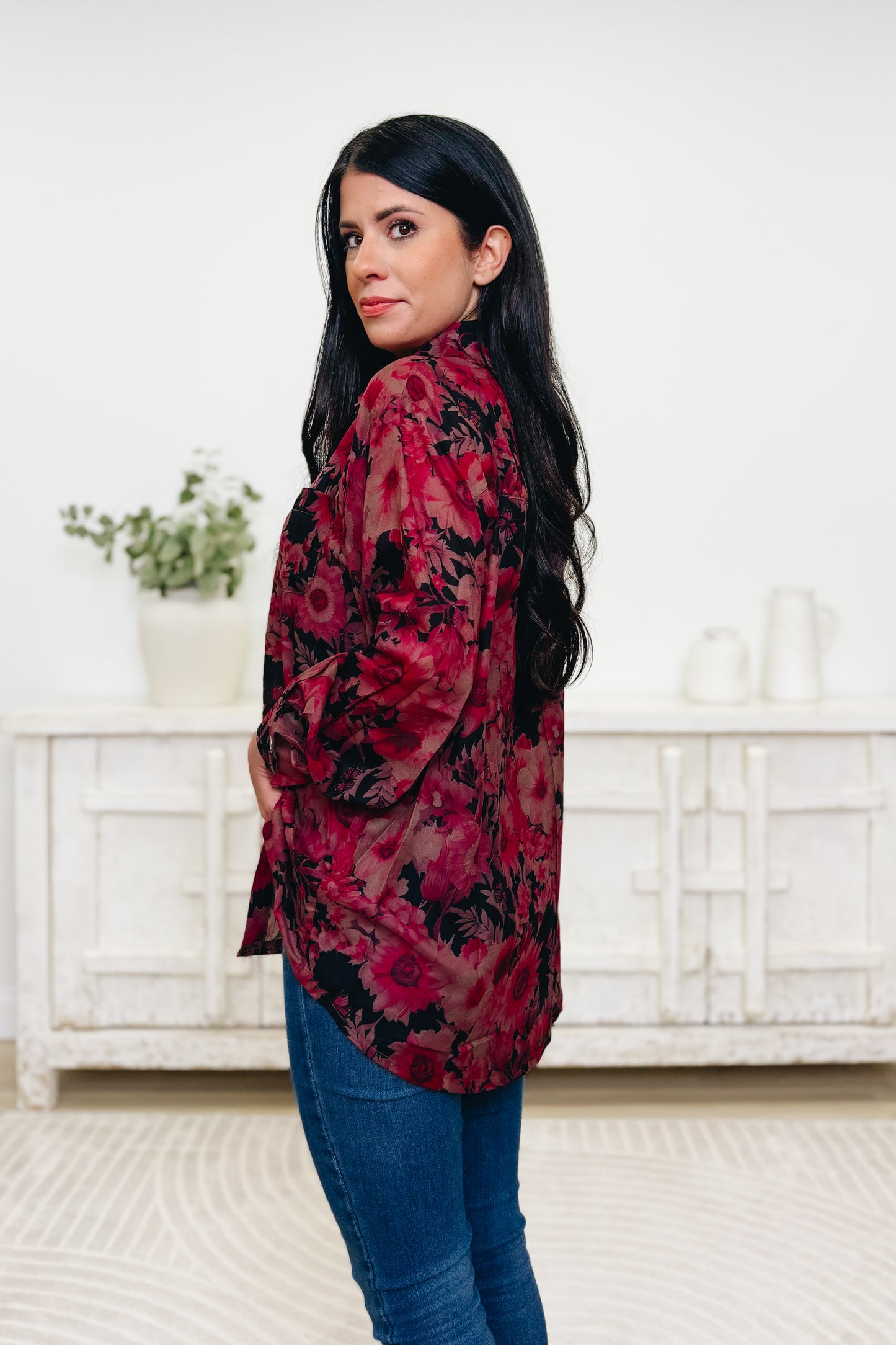 Fields Of Dreams Button Down Top - 2 Colors!