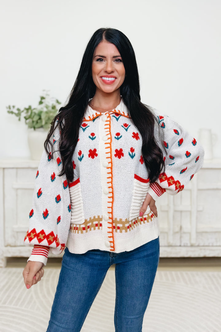 Alpine Cozy Sweater Cardigan