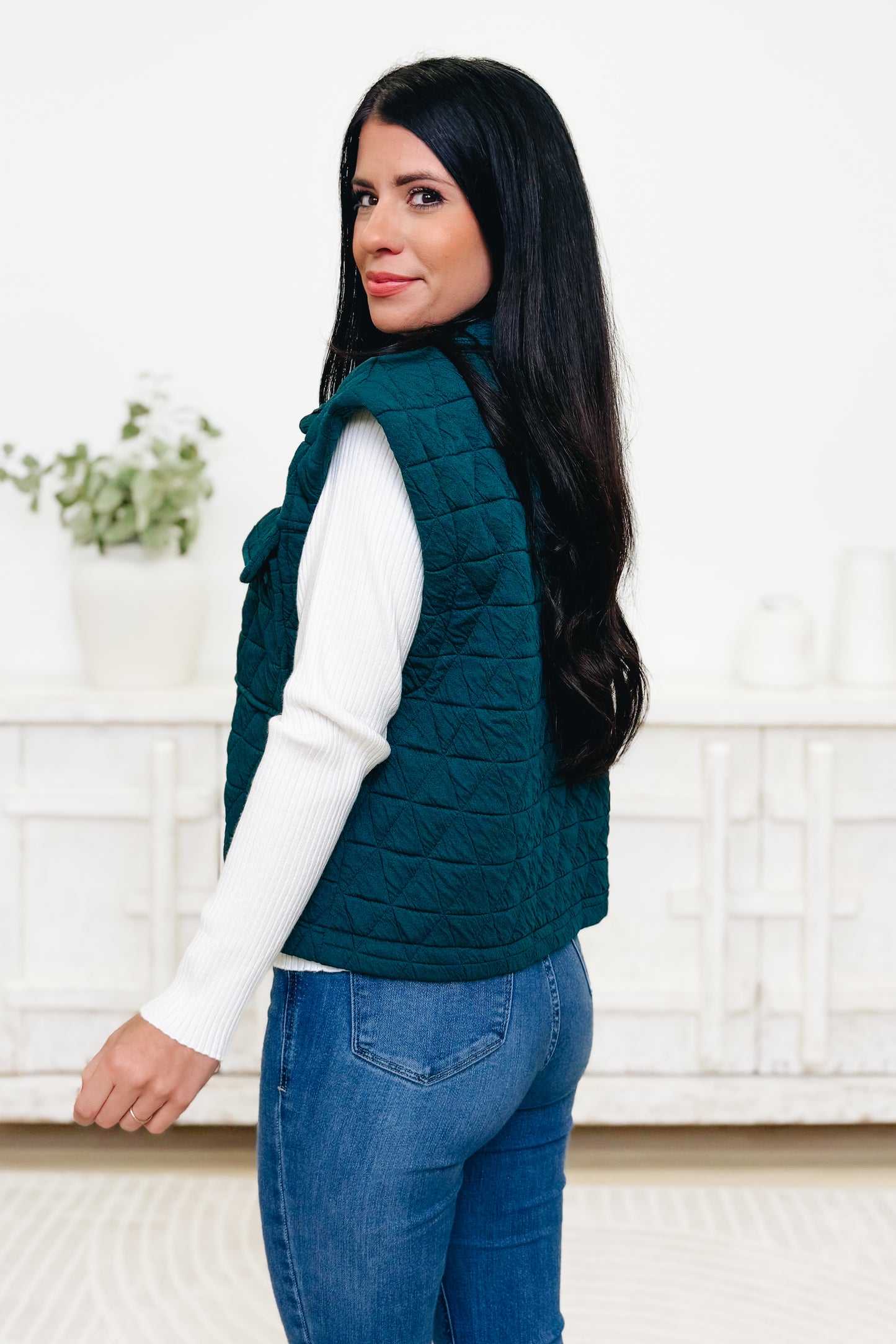 Let It Take Shape Quilted Vest - 3 Colors!