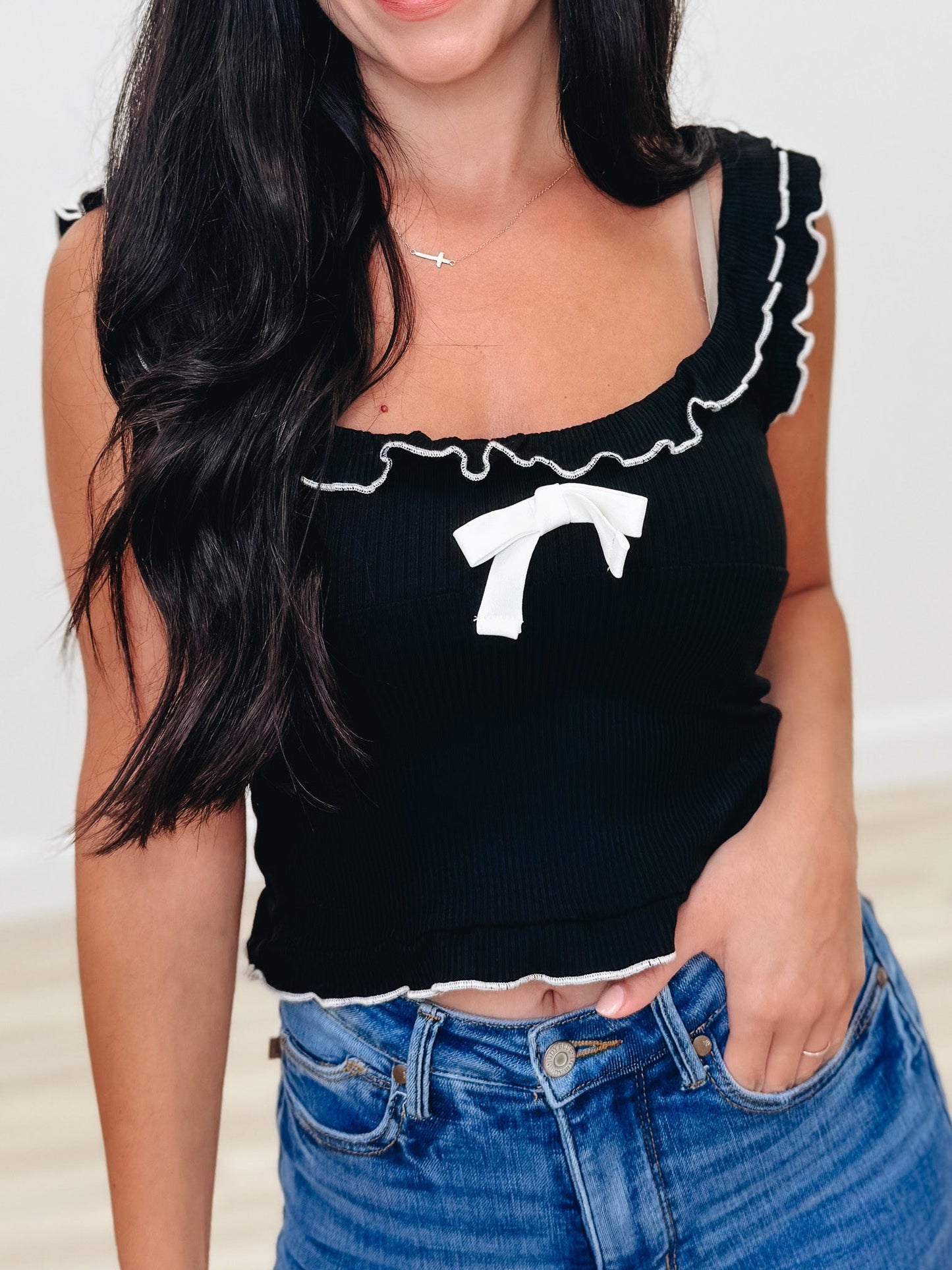 Tied With Love Tank Top - 2 Colors!