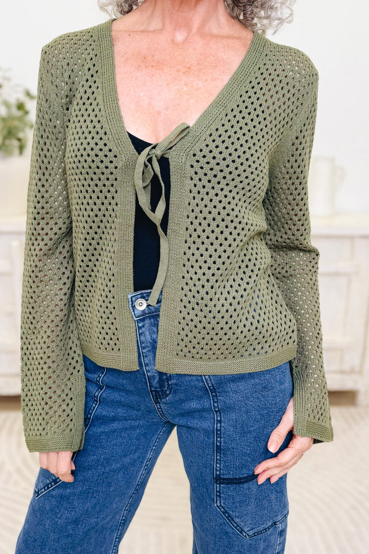 What A Time Crochet Sweater Cardigan - 3 Colors!