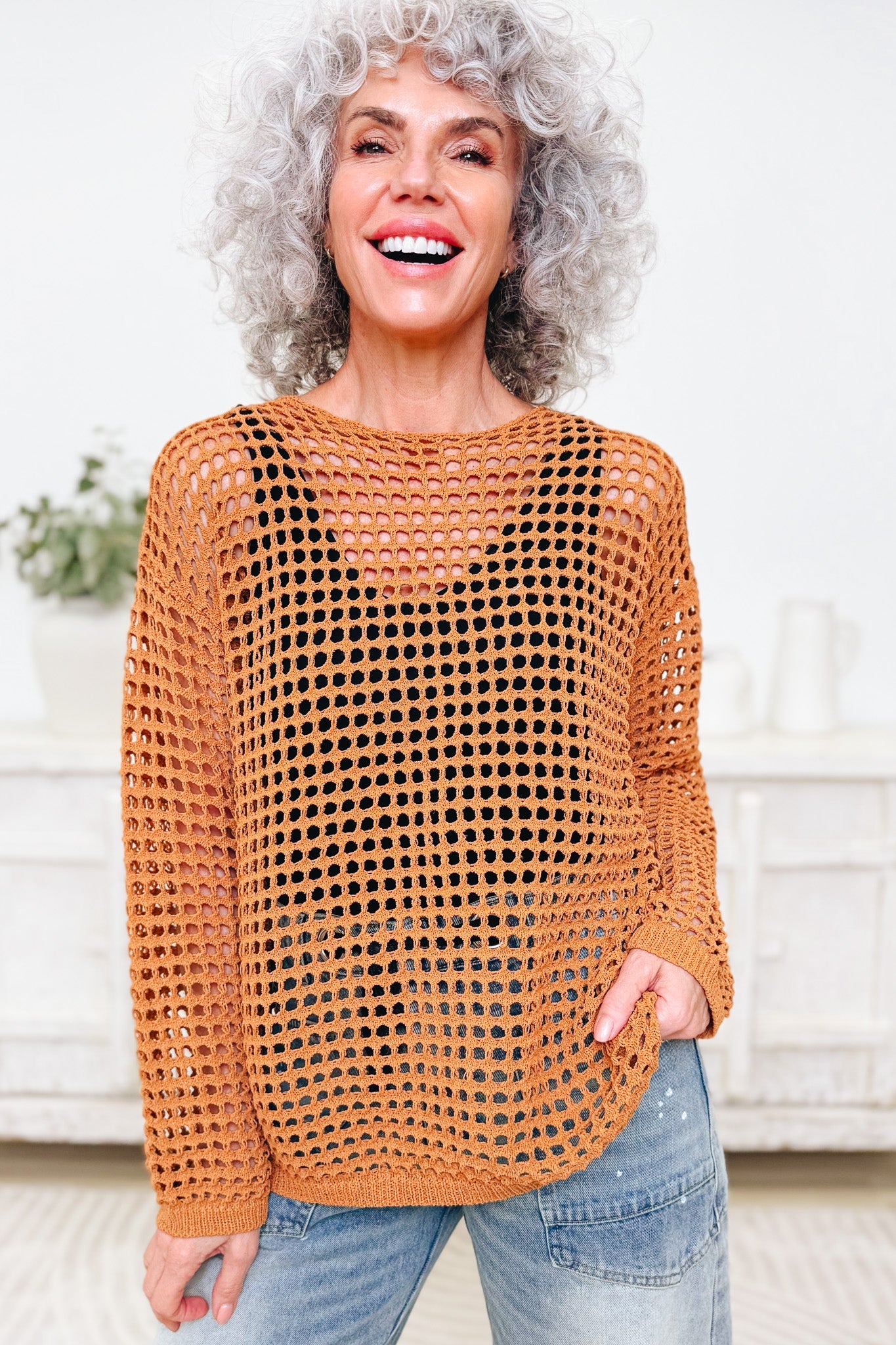 Mean What You Crochet Sweater
