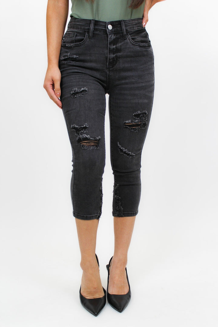 Judy Blue After Dark High Waist Skinny Capri