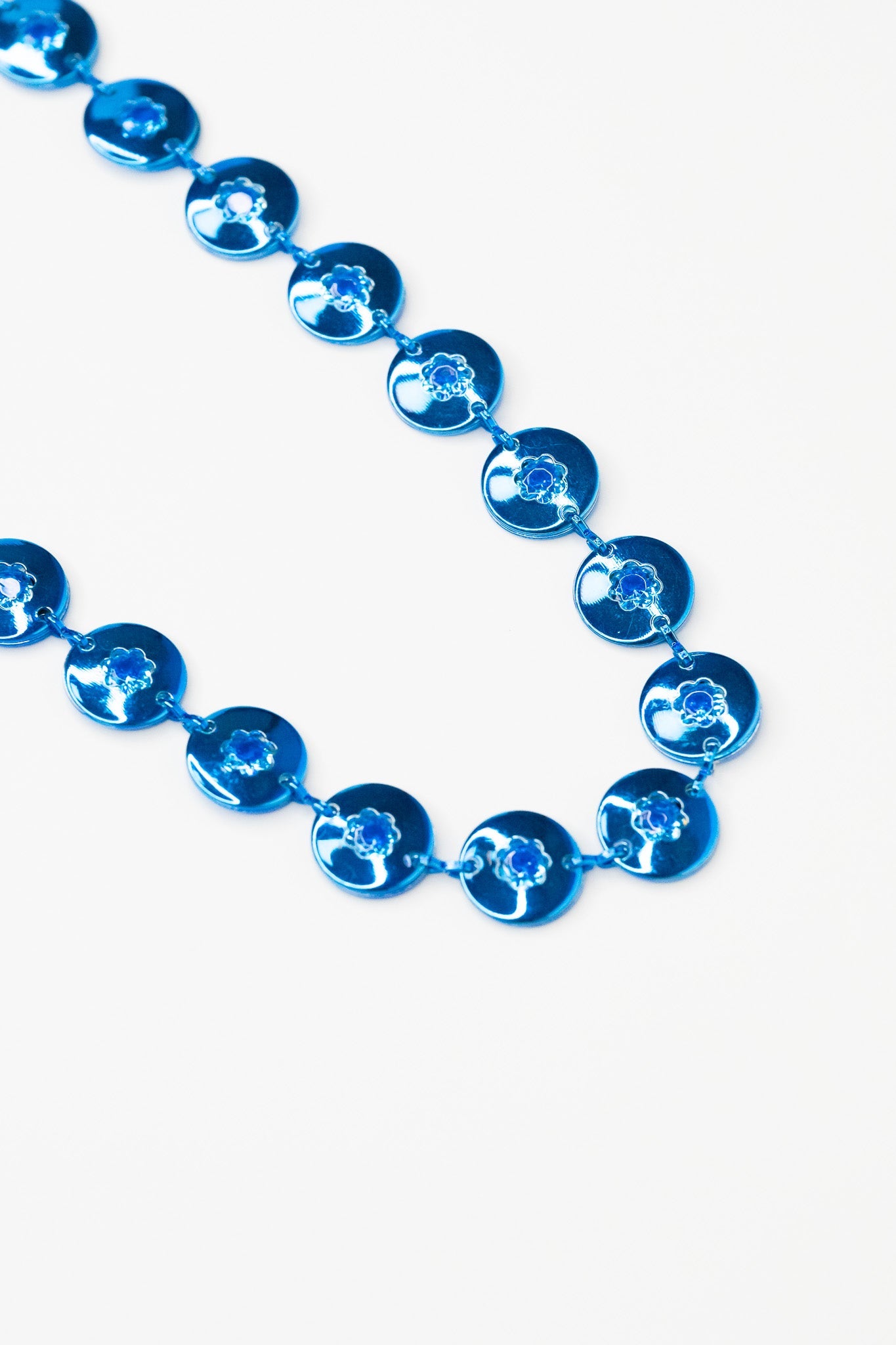 Cancun Necklace - Neon Glowing Blue
