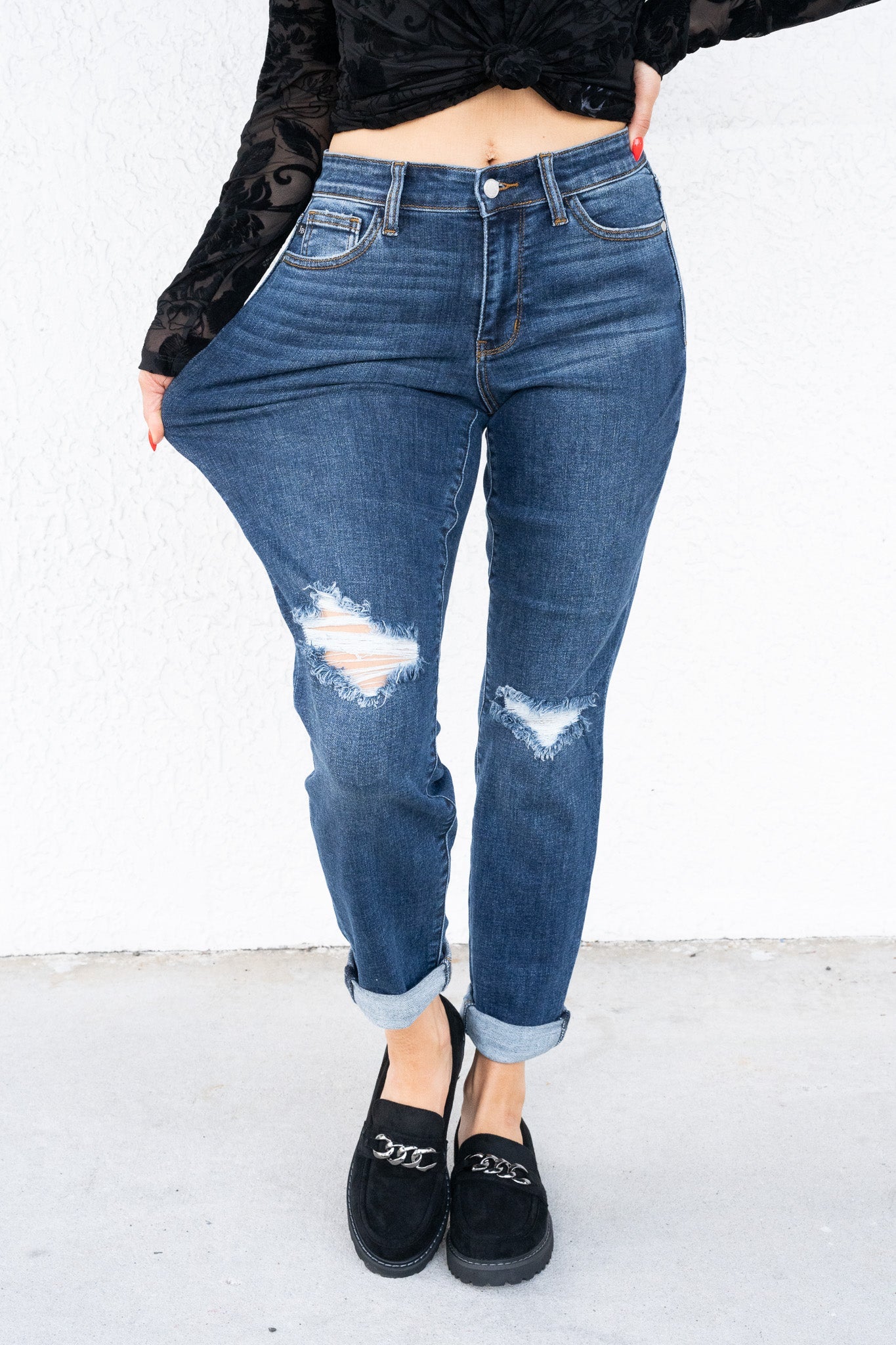 Judy Blue The Morgan Mid Rise Slim Fit Jeans