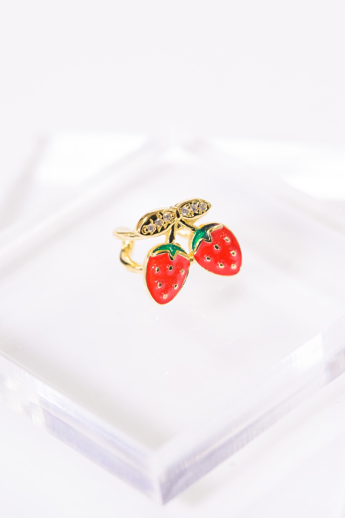 Strawberry Shortcake Ear Cuff