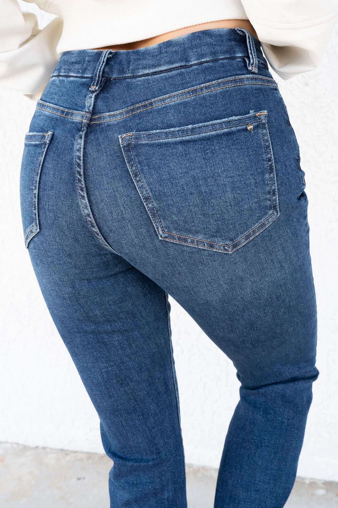 Talladega Nights By Mica - High Rise Bootcut Jeans - Dark