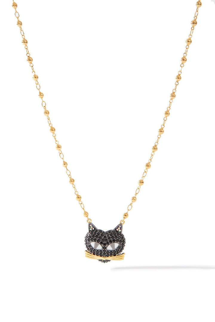 Lucky Cat Necklace - Gold