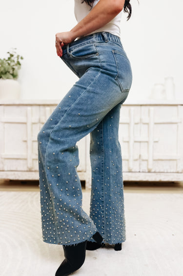 Pearl Resolution By Oli & Hali - Straight Jeans - Denim