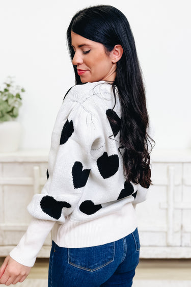One Kind Of Love Heart Cardigan