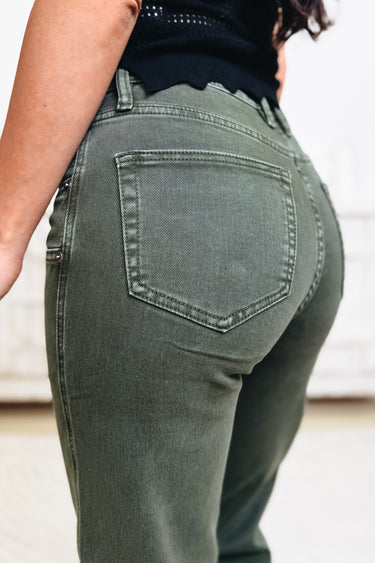 New Beginnings By Mica - Ankle Straight Barrel Jeans
