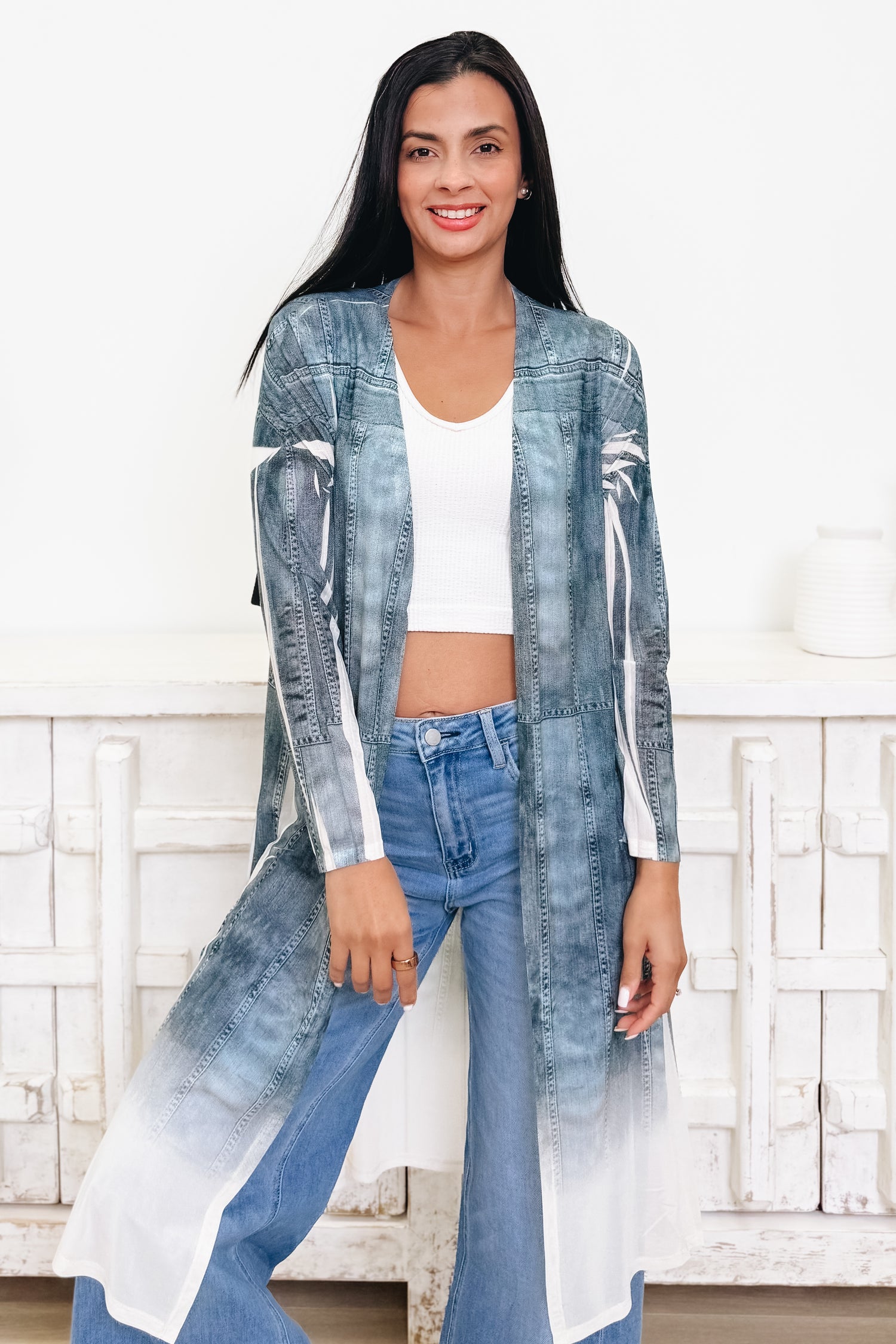 Wild Blue Yonder Duster Cardigan
