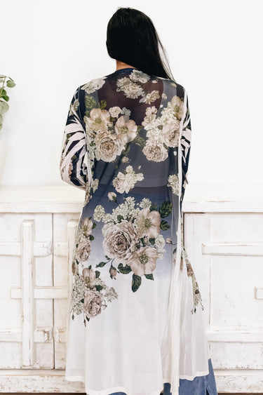 Fading Bloom Duster Cardigan