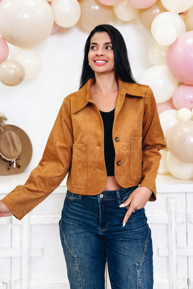 All Dialed In Suede Jacket