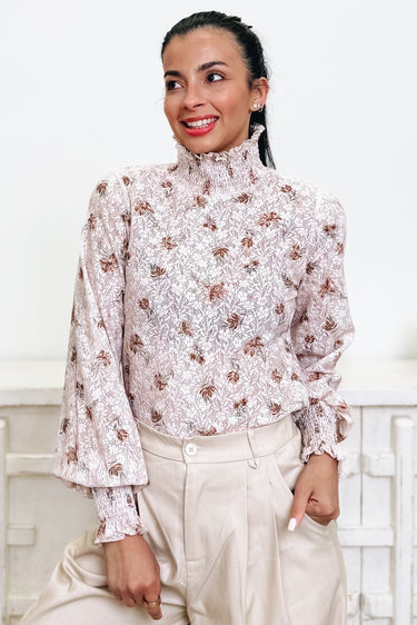 Petal Cascade Floral Top