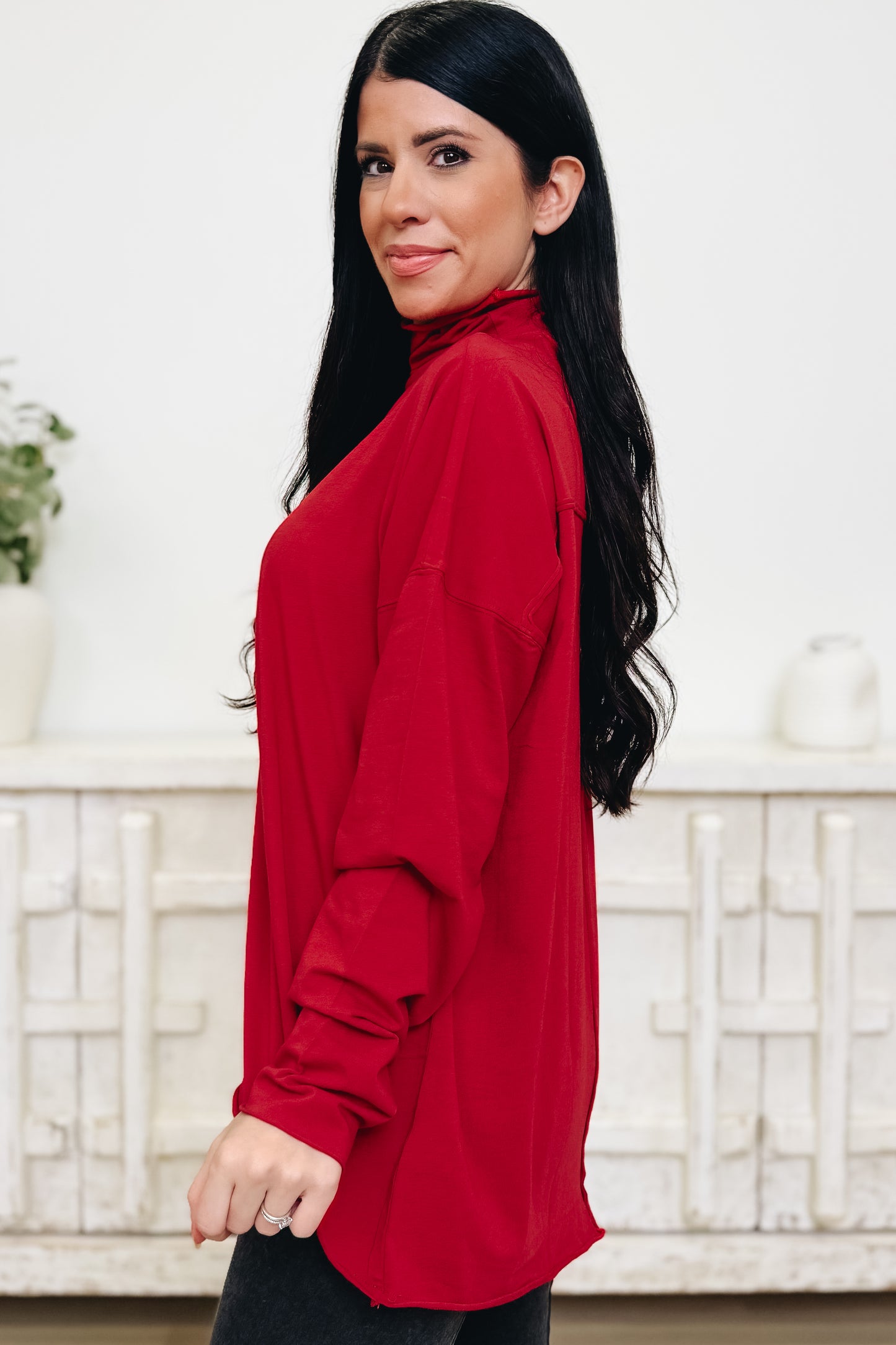 Endlessly Cool Turtleneck Top - 3 Colors!