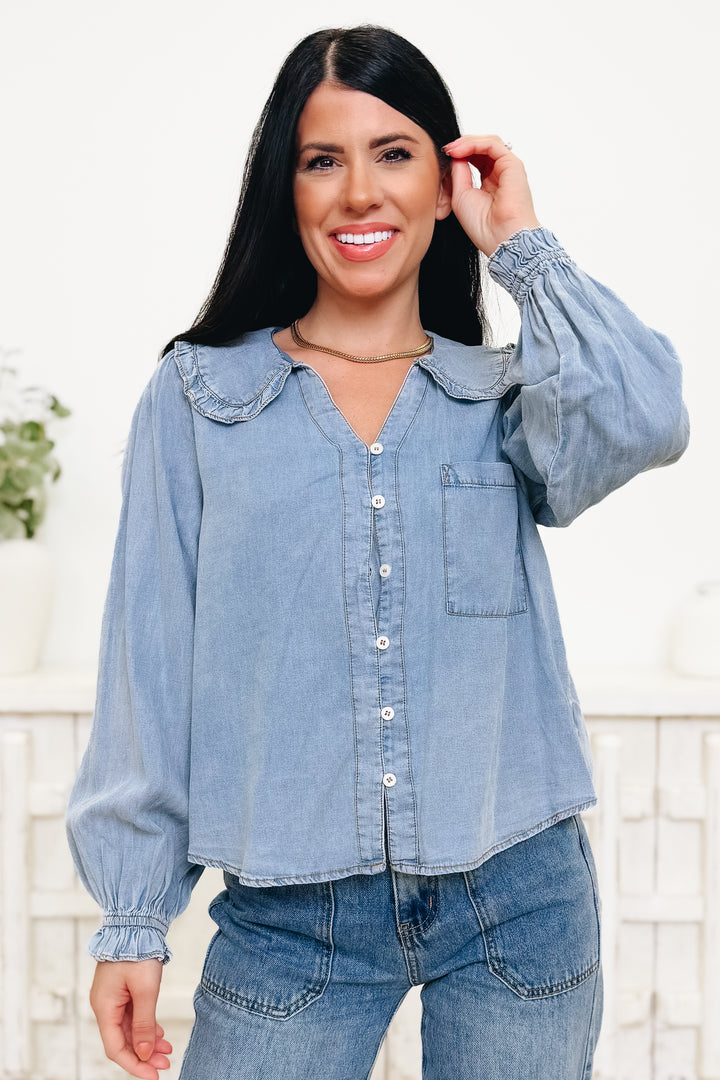 That's All Me Button Down Top