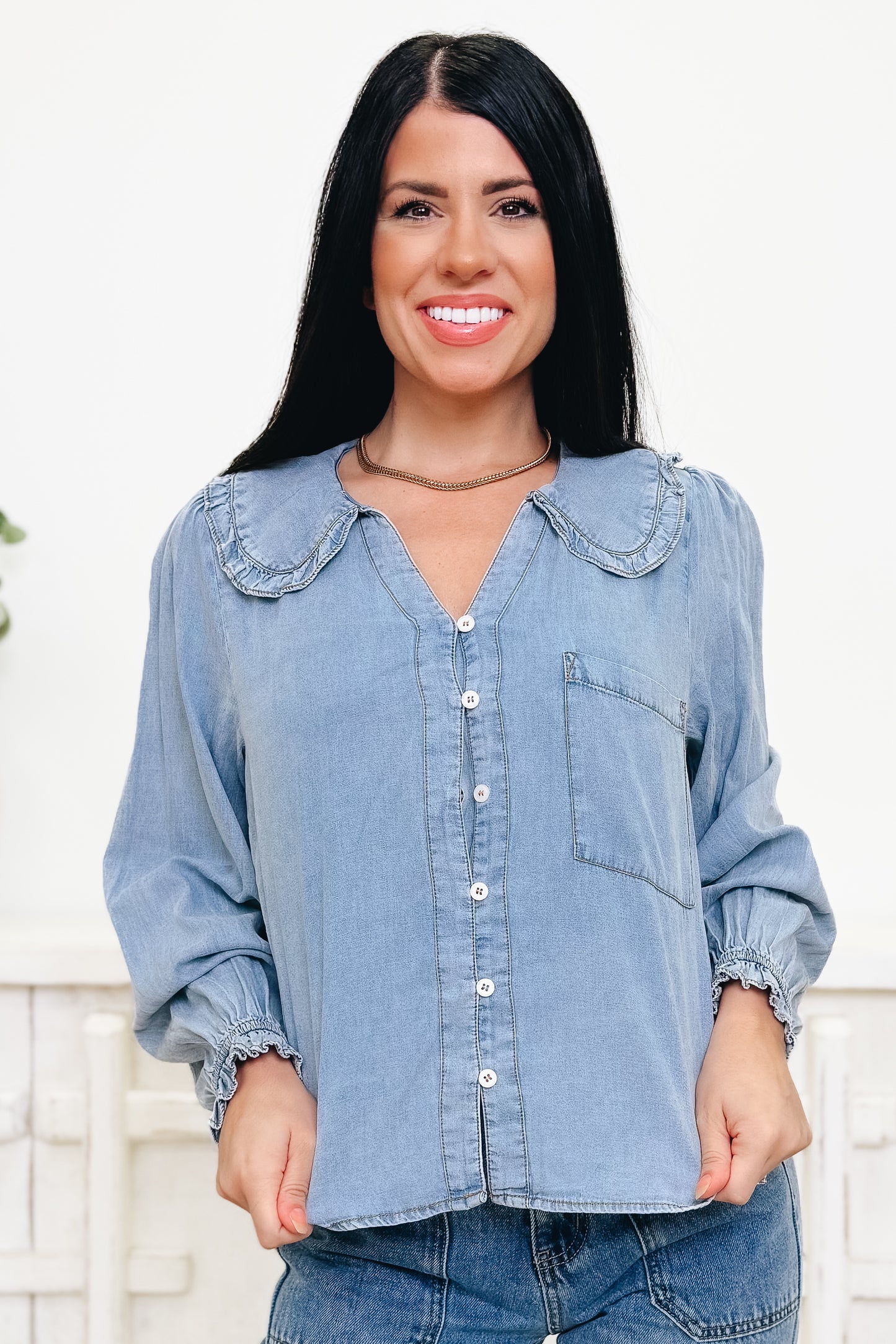 That's All Me Button Down Top