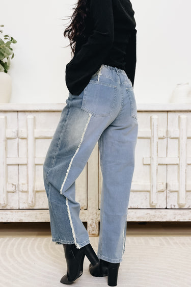 Split Decision Denim Pants