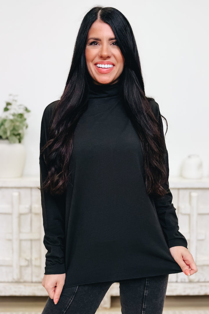 Endlessly Cool Turtleneck Top - 3 Colors!