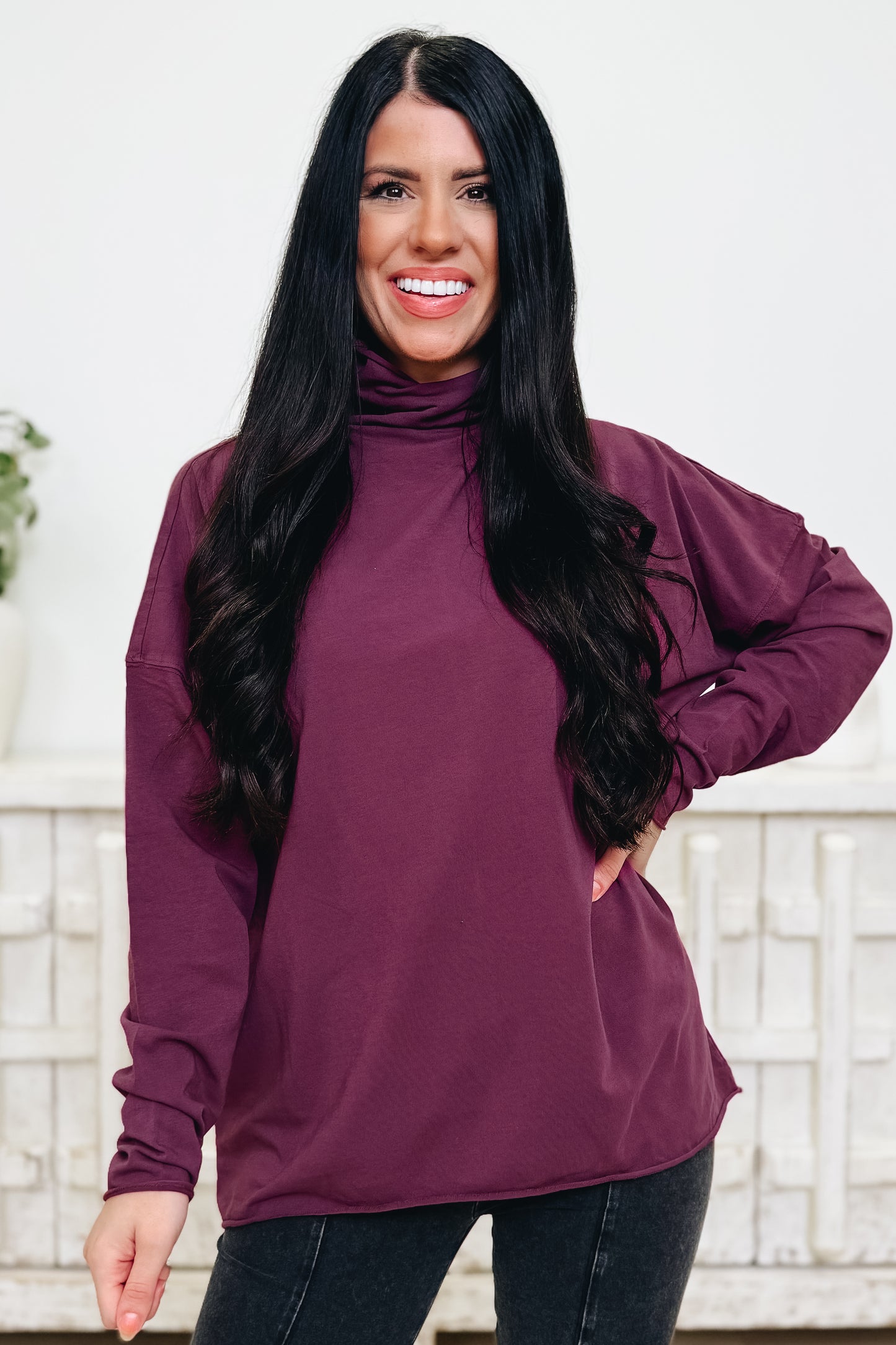 Endlessly Cool Turtleneck Top - 3 Colors!