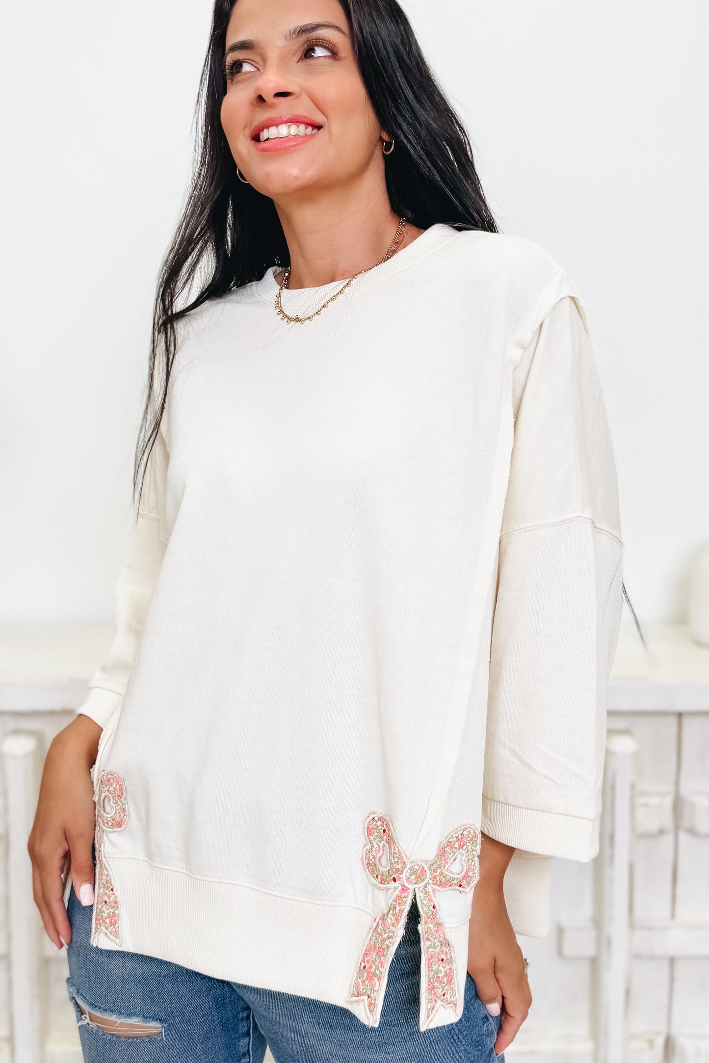 Tied Up In Cute Top - 2 Colors!