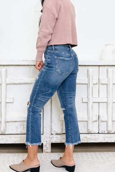 Going Full Throttle By Mica - Distressed Skinny Jeans