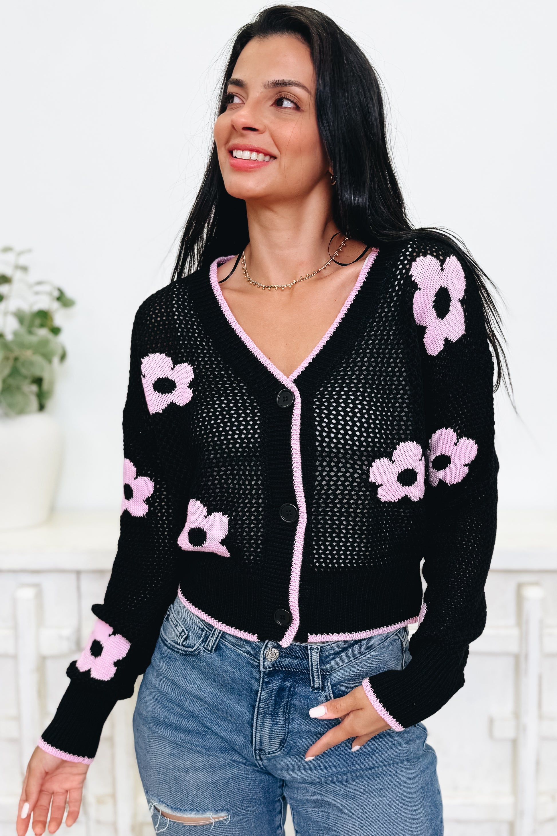 Ditsy Daisy Cardigan