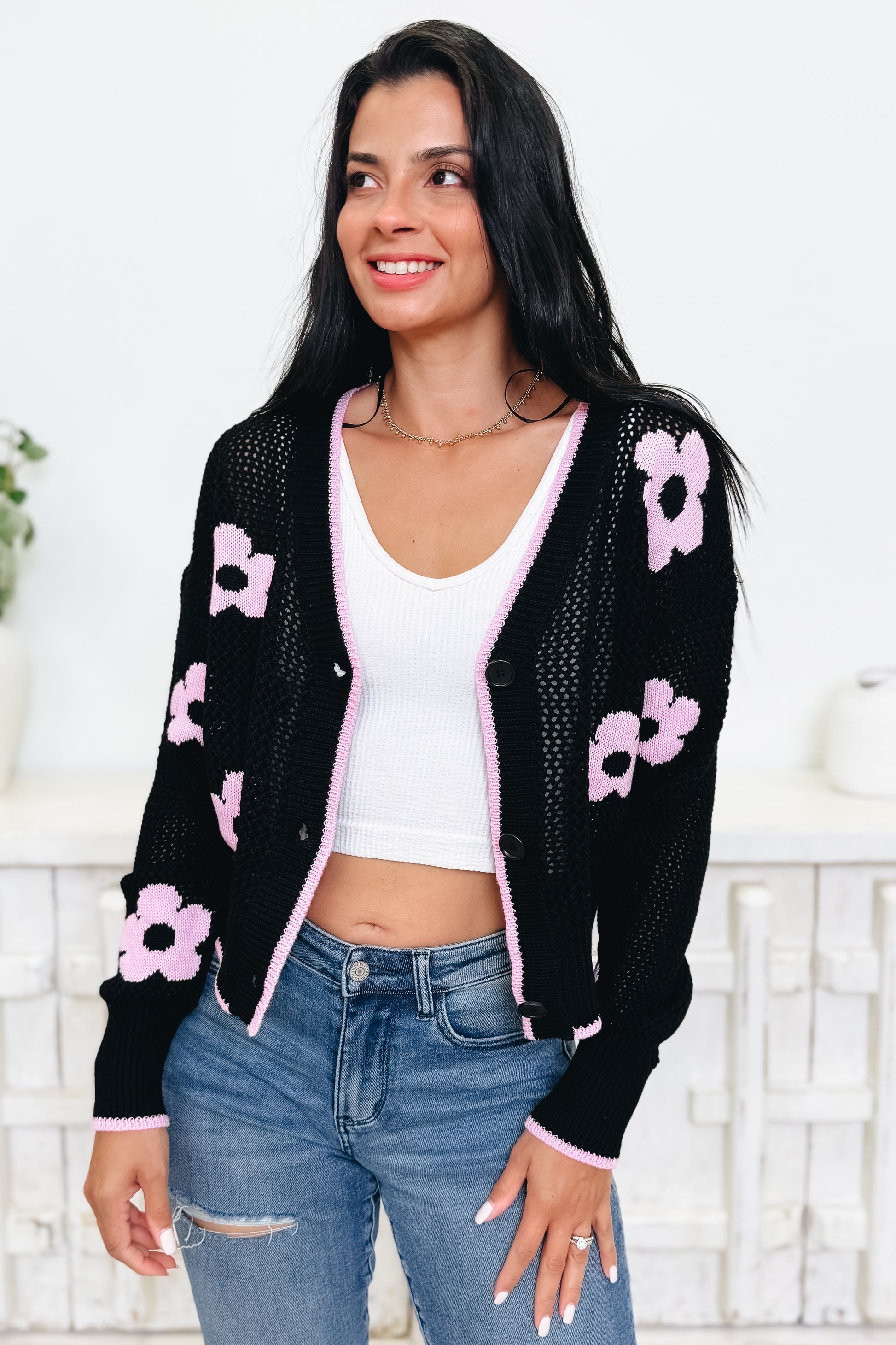 Ditsy Daisy Cardigan