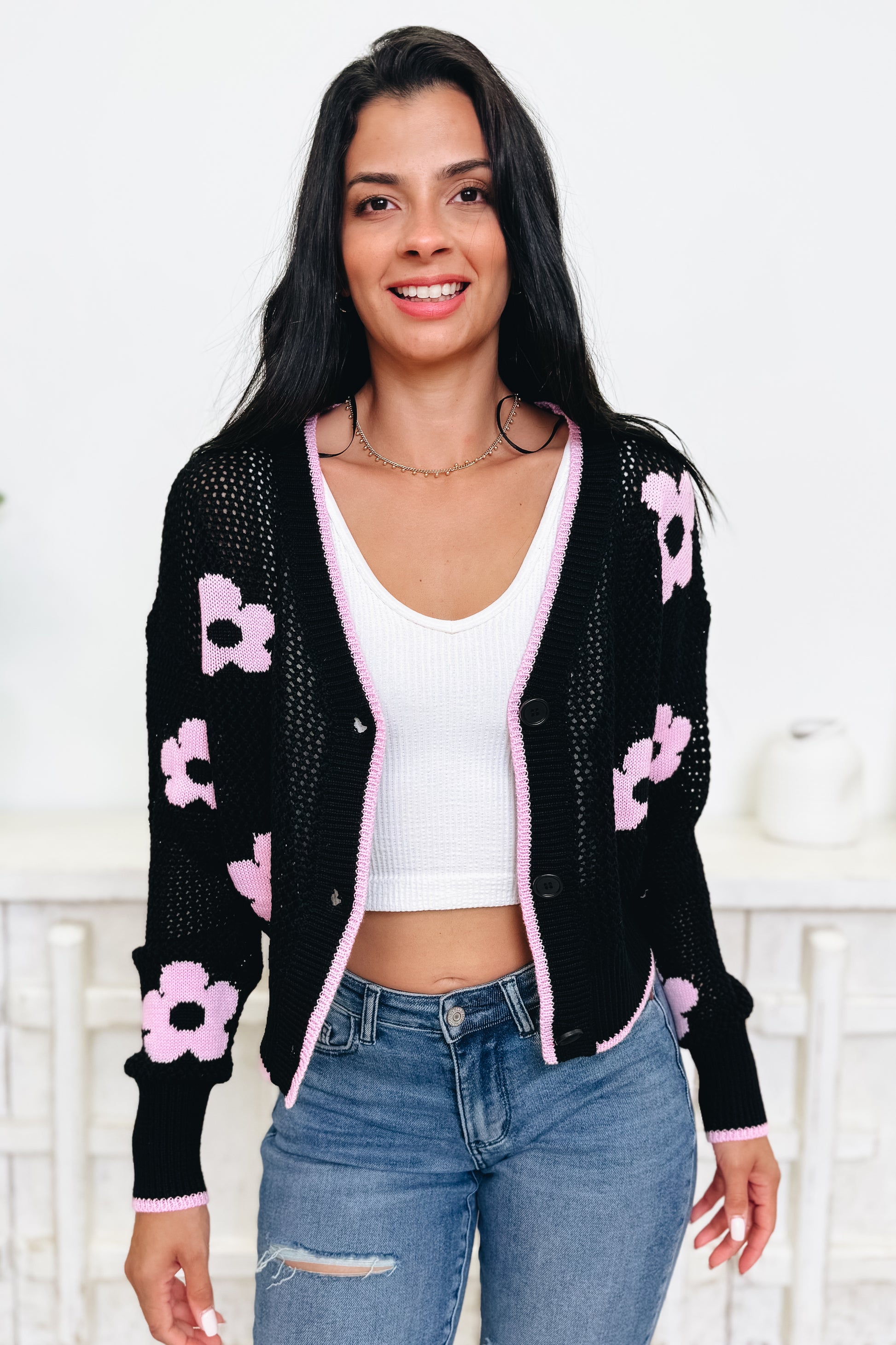 Ditsy Daisy Cardigan