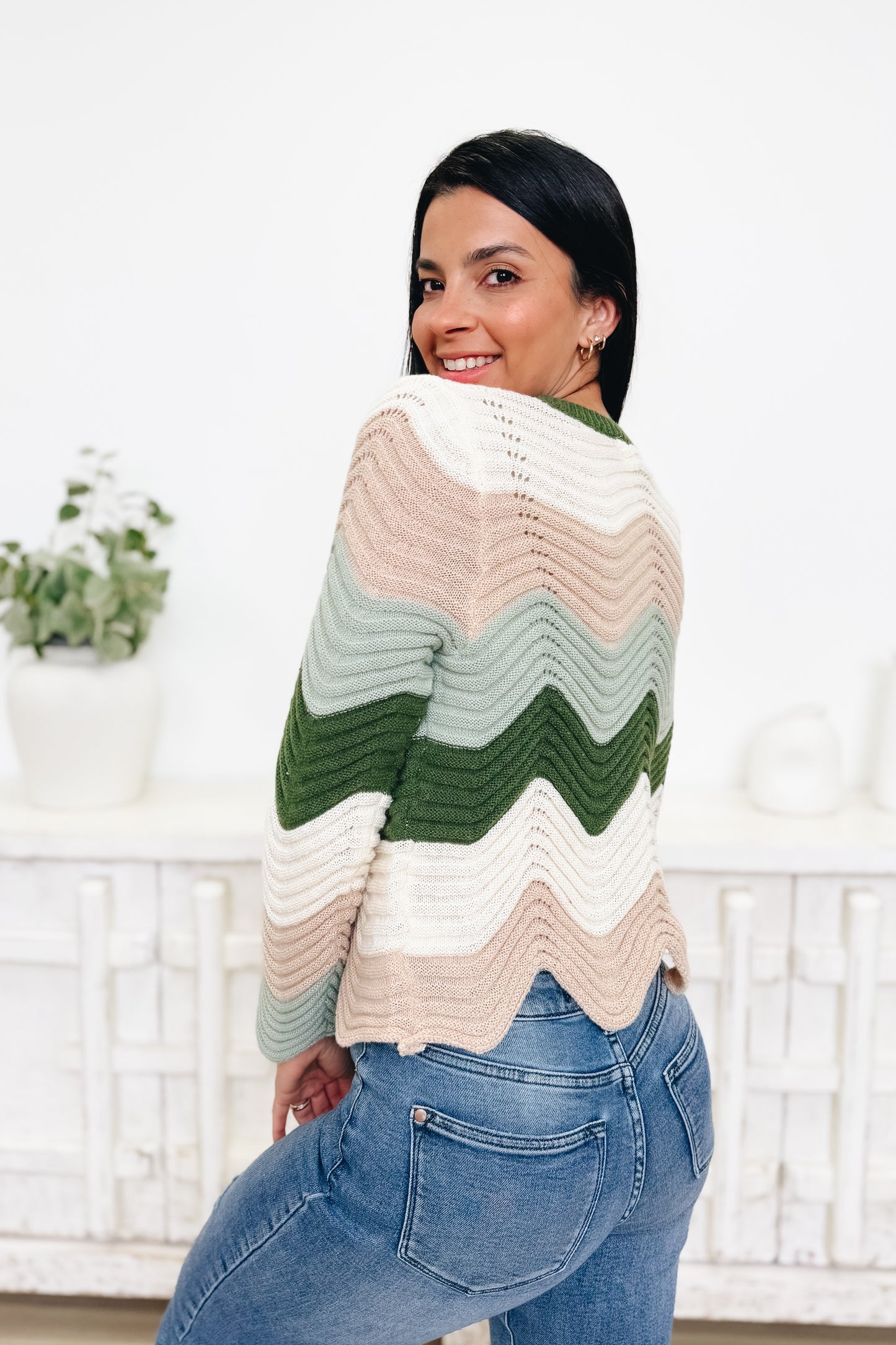 Savory Waves Sweater Top - 2 Colors !