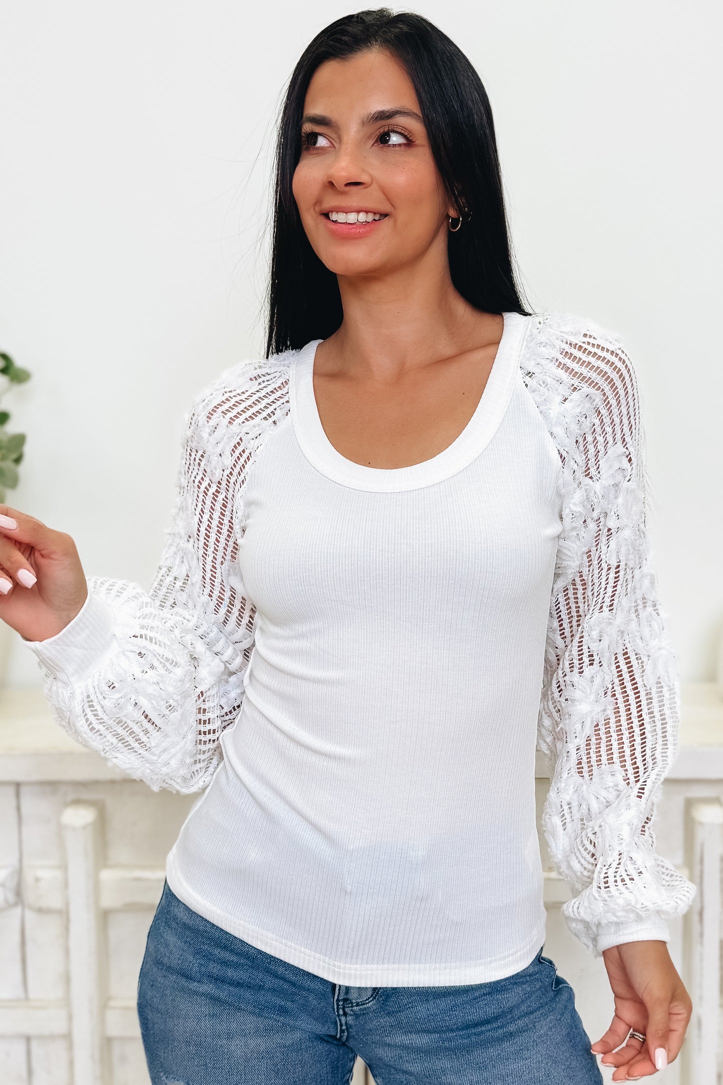 Float Like A Butterfly Top - 2 Colors!
