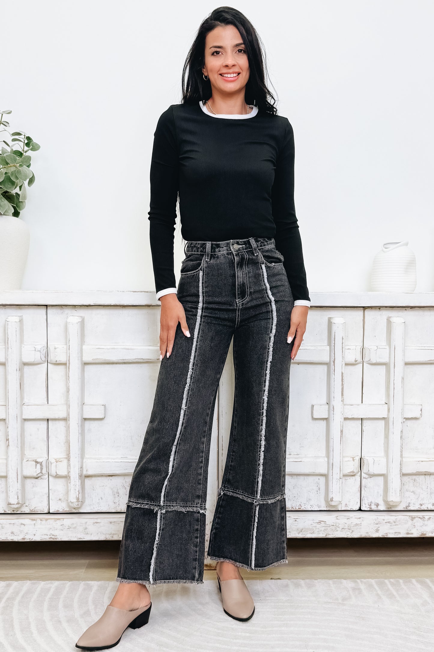 Easy Does It Mid Rise Jeans - 2 Colors!