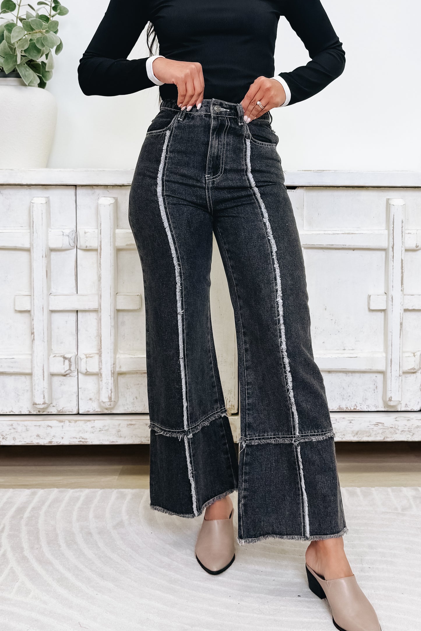 Easy Does It Mid Rise Jeans - 2 Colors!