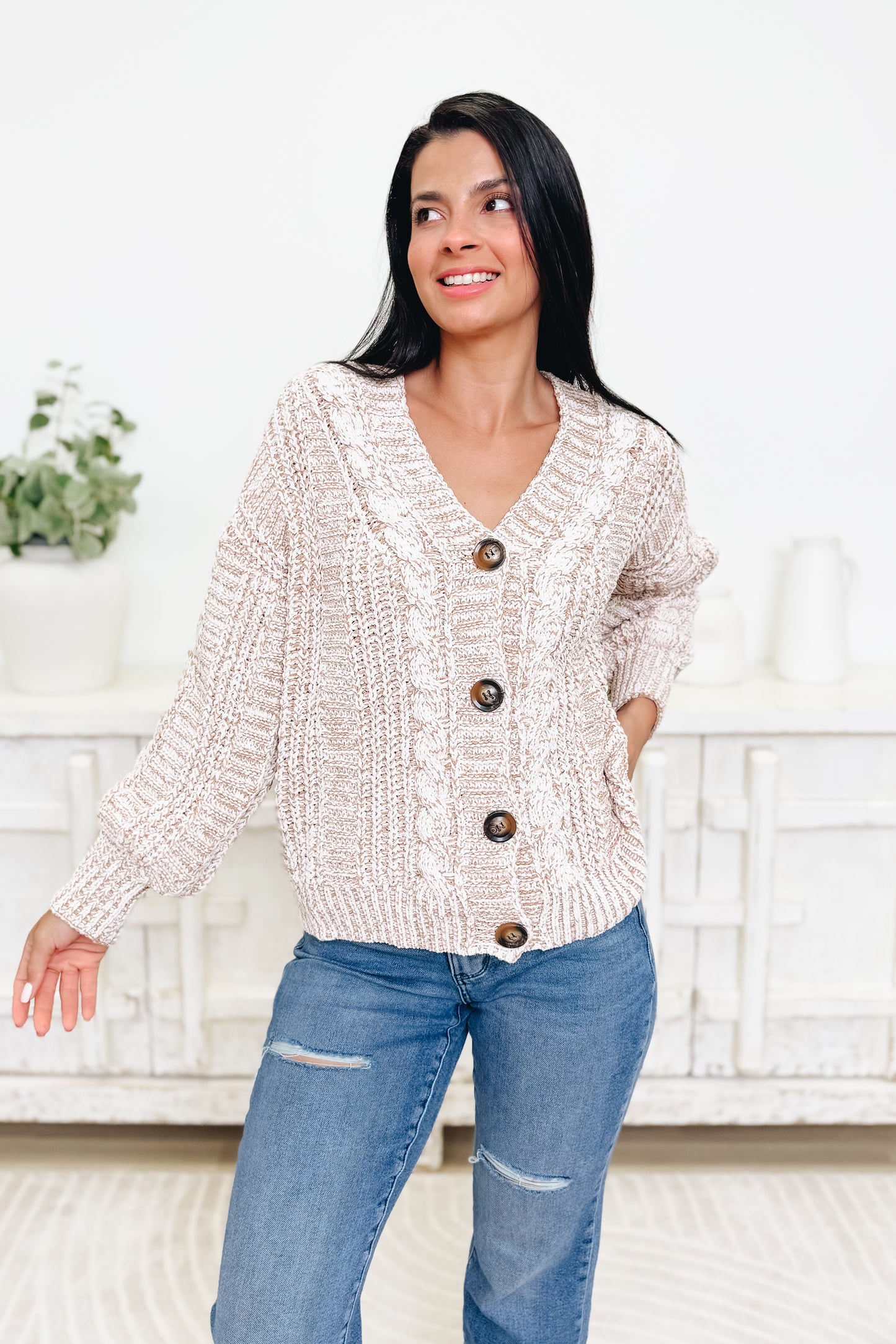 Open For Anything Sweater Cardigan - 2 Colors!