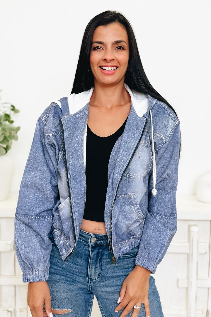 Catch It Live Fleece Zip Up Top