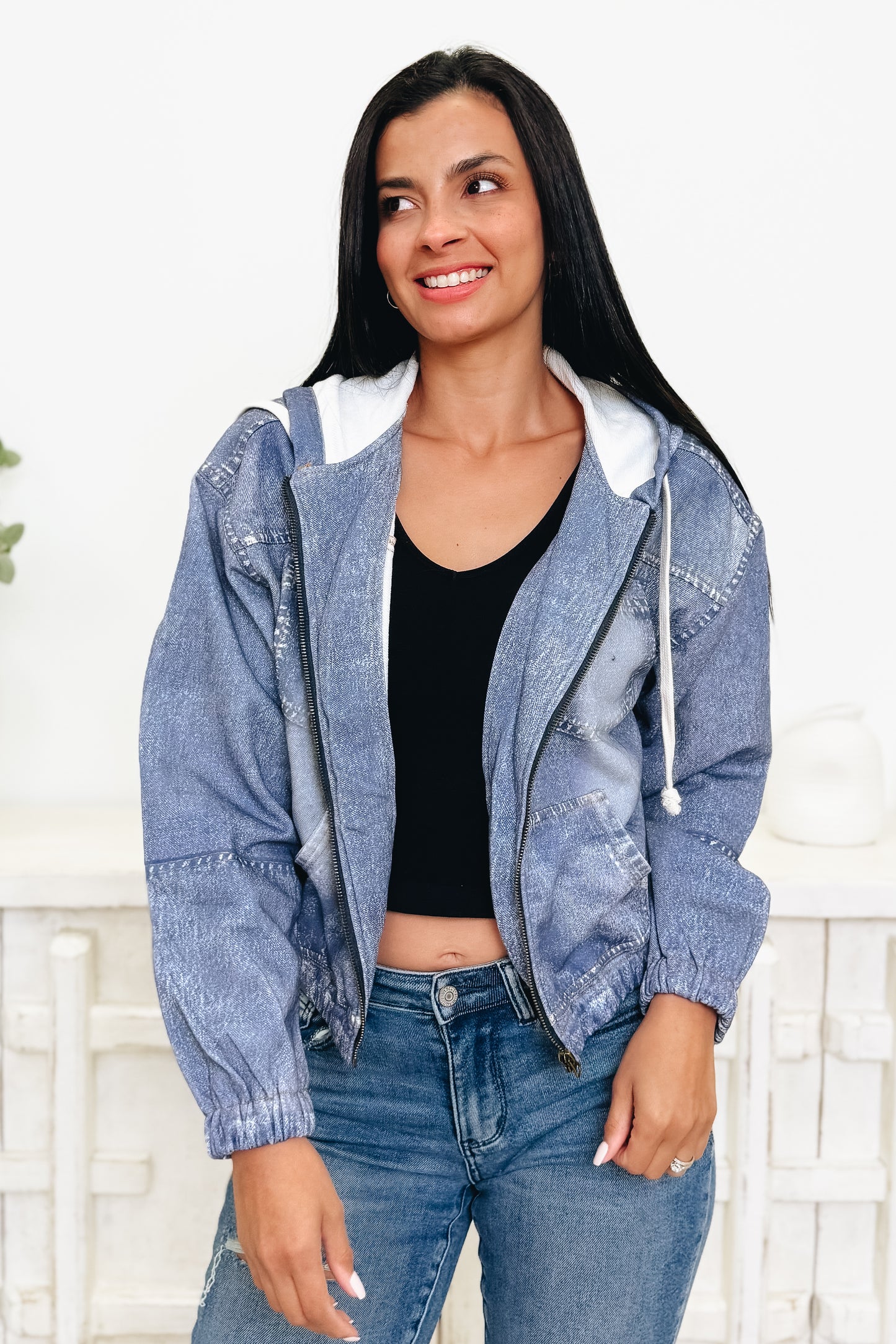 Catch It Live Fleece Zip Up Top