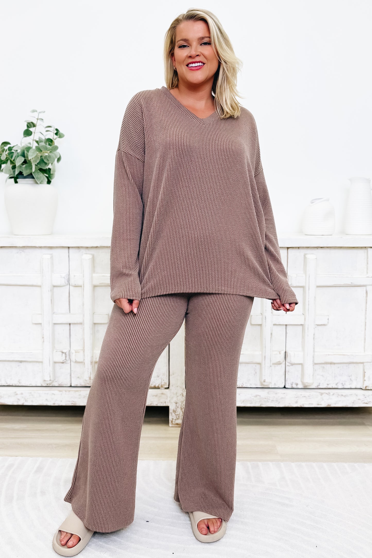 Keepin It Basic Pants Set - 2 Colors!