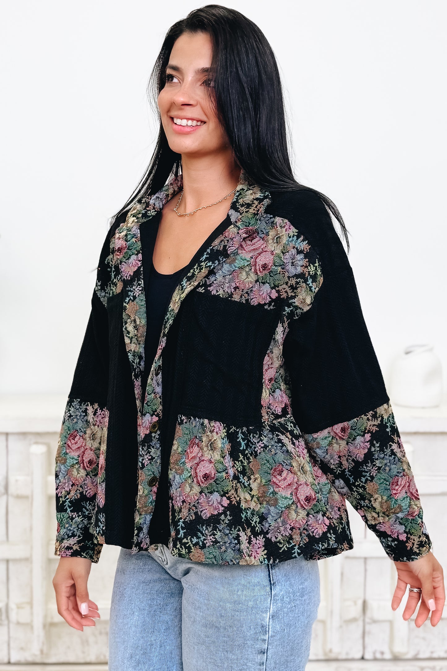 Garden Groove Button Down Top