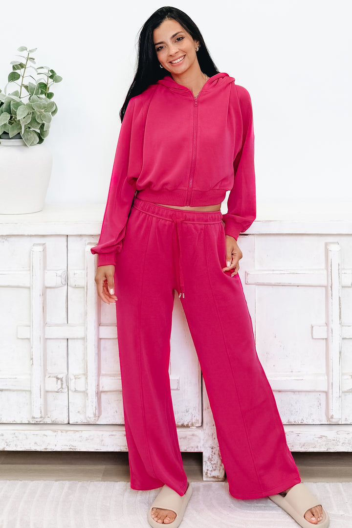 Off Duty Babe Pants - Fucshia Pink