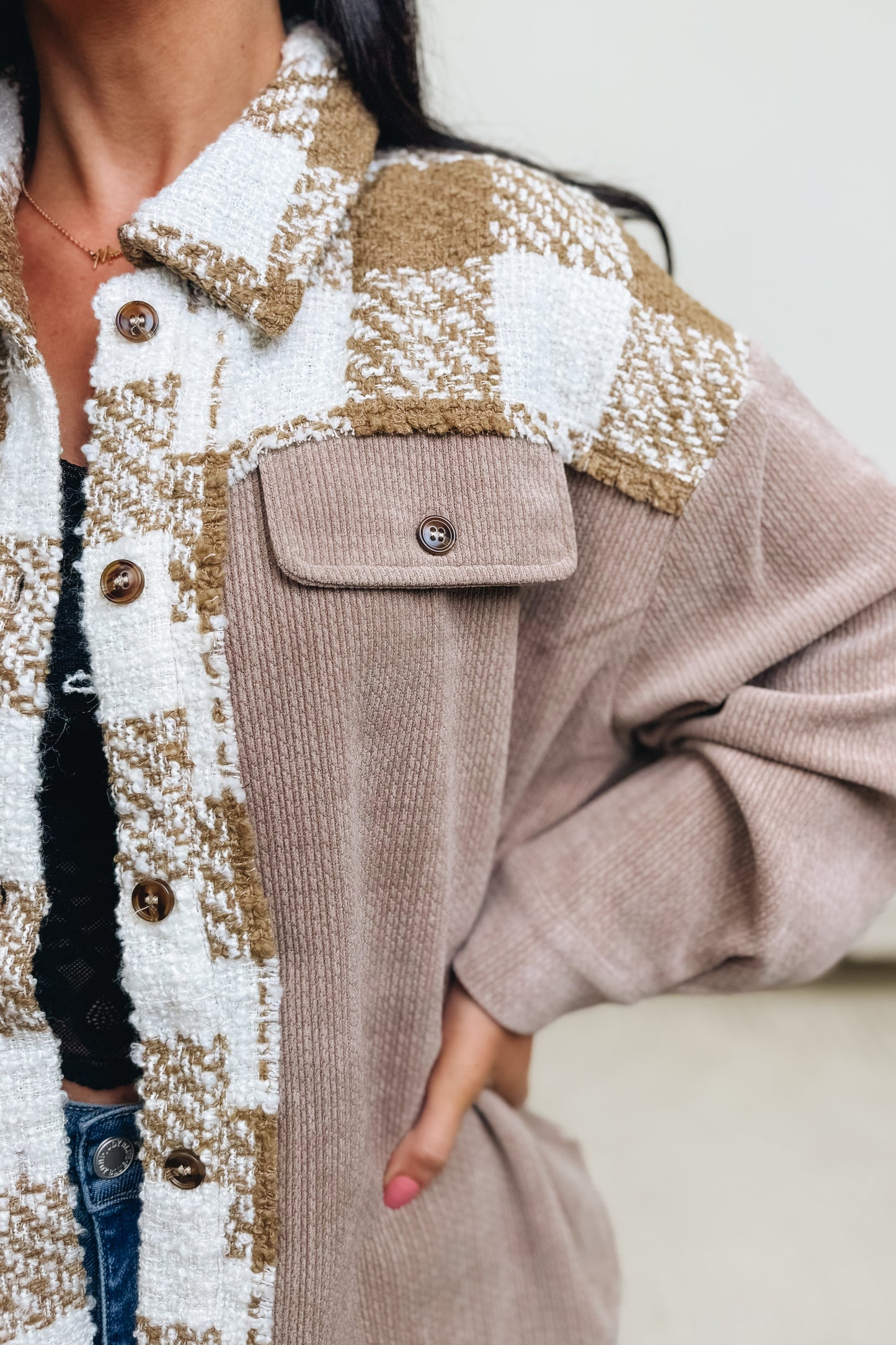 Look At Me Now Jacket - Brown