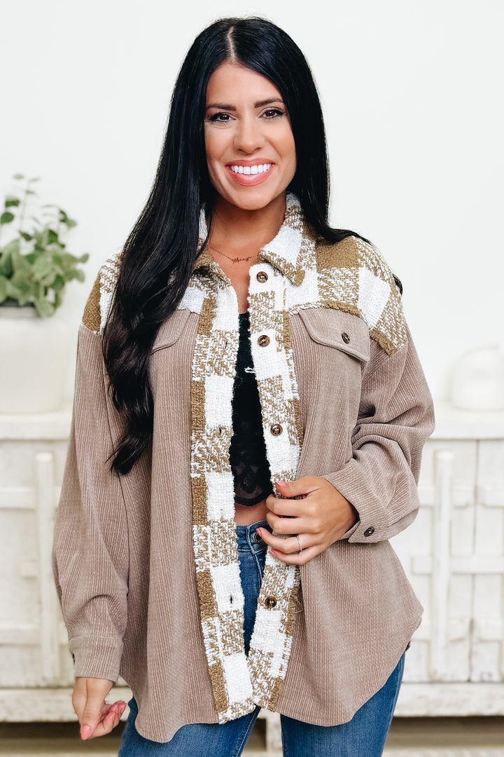 Look At Me Now Jacket - Brown