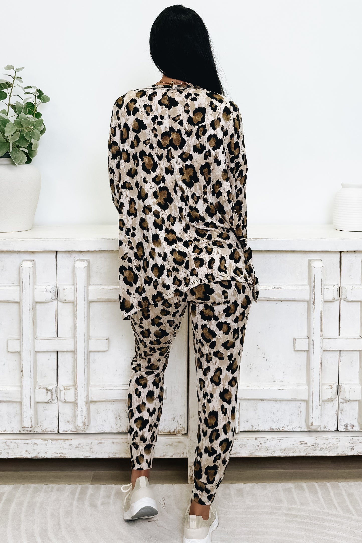 Keep It Chill Leopard Pants Set