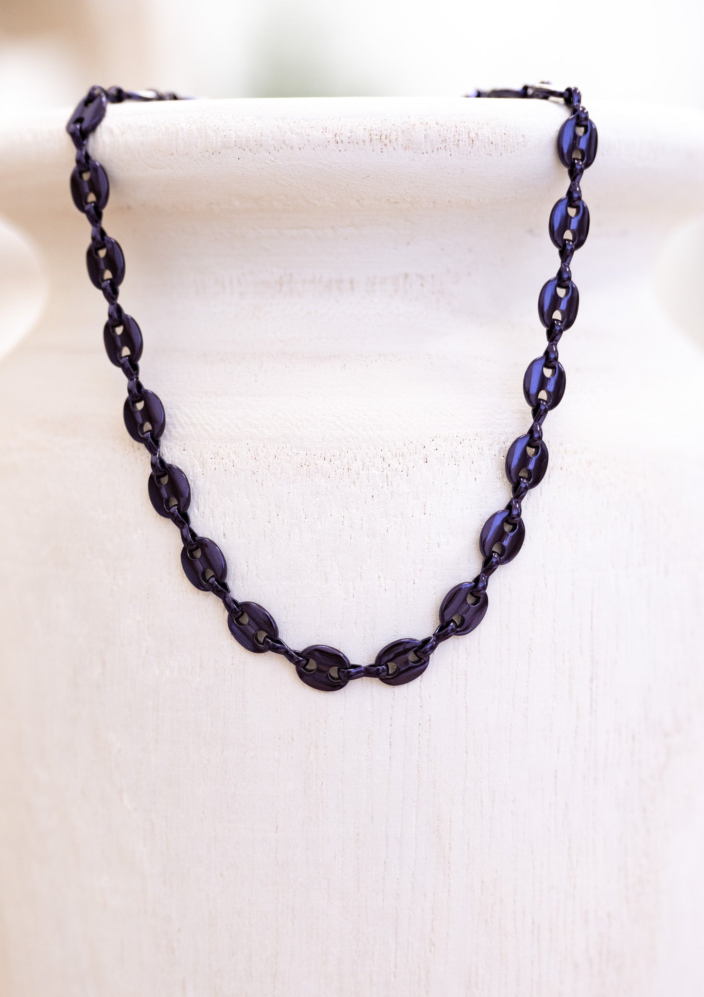 Midi Alaia Necklace - Liquid Metallic Royal Crown