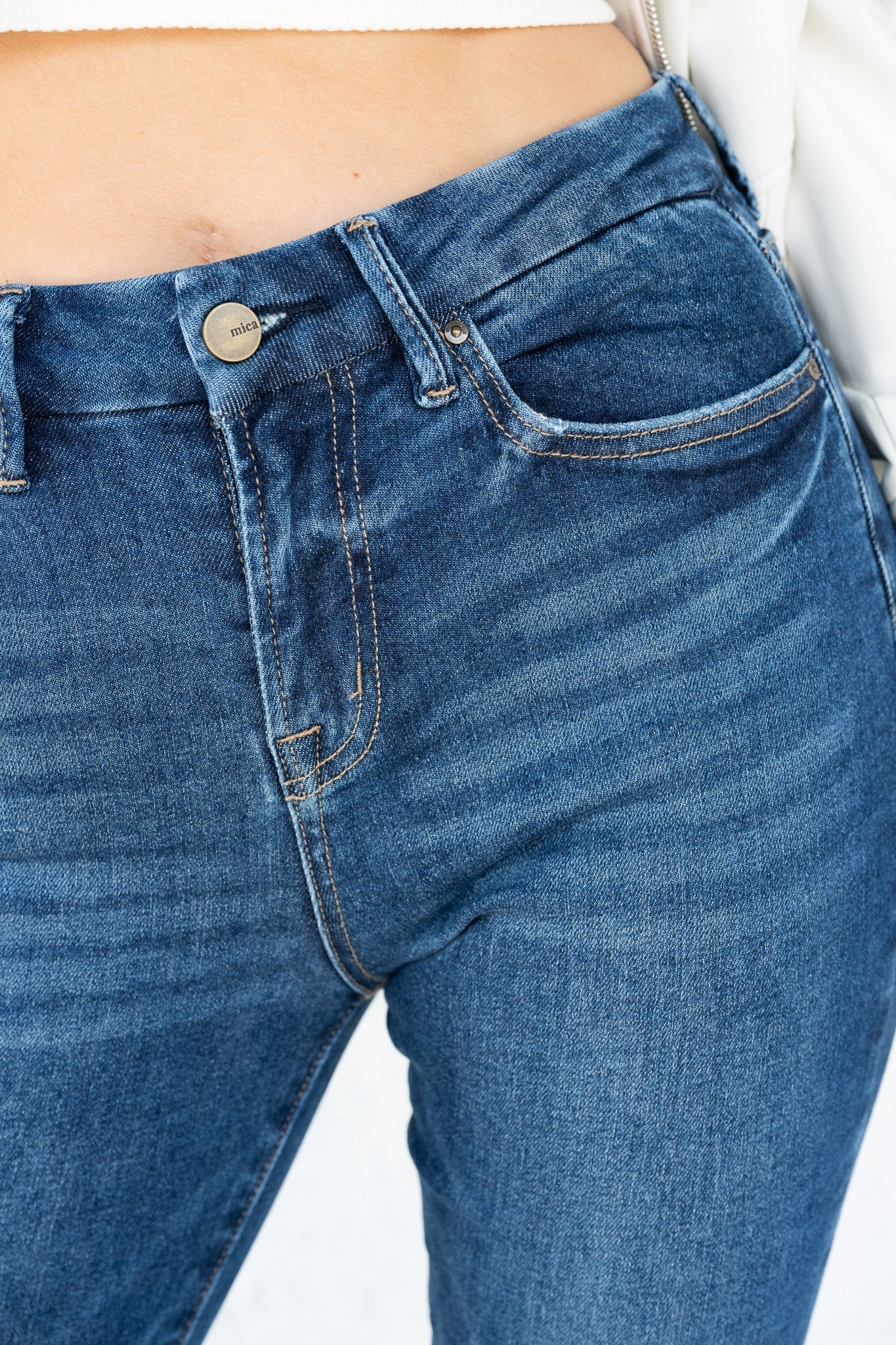 Talladega Nights By Mica - High Rise Bootcut Jeans - Dark